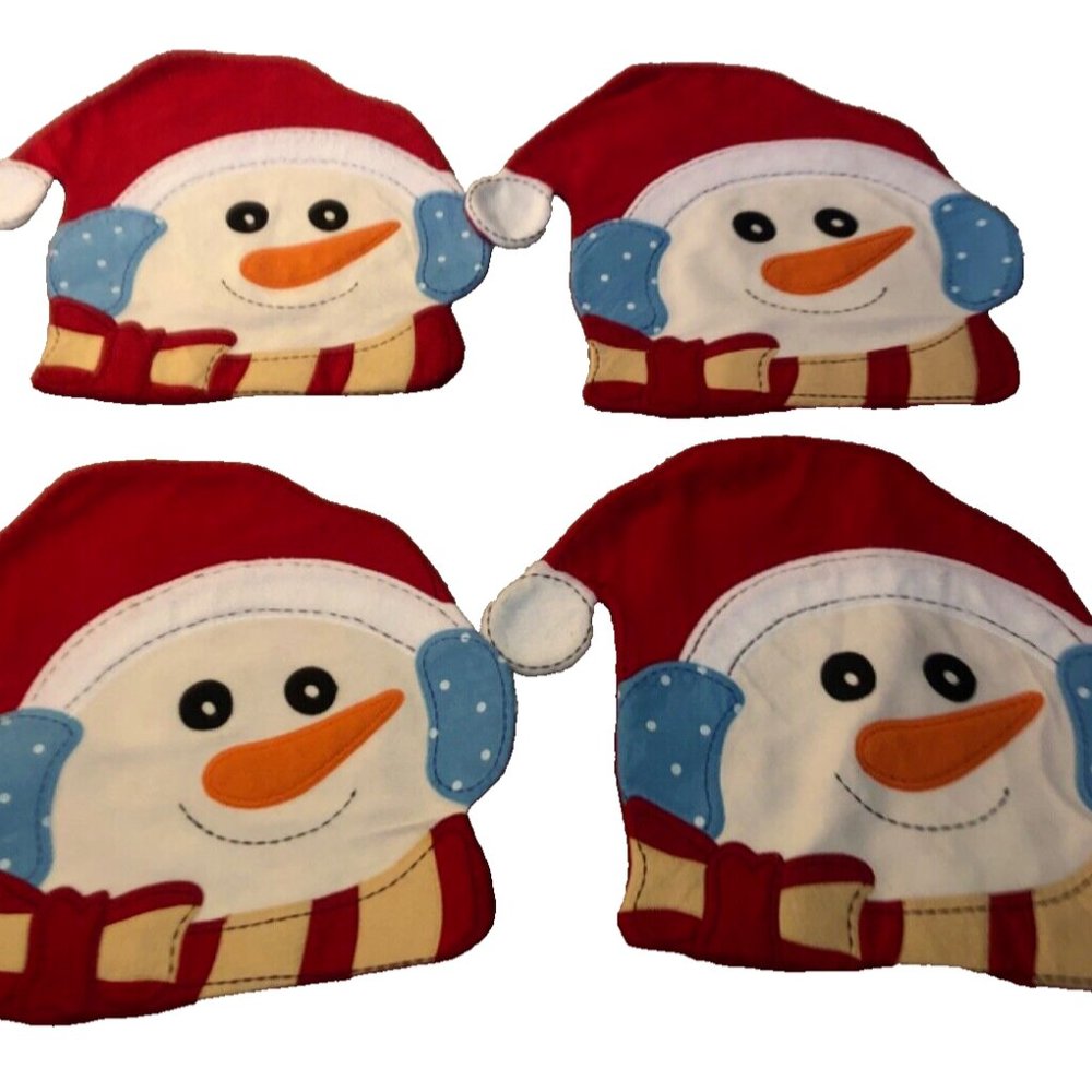 Living Quarters Snowman Placemats set (4) christmas‎ Holiday